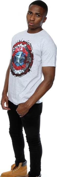 Immagine prodotto Captain America Civil War Hex Shield Maglietta Uomo (XXL)