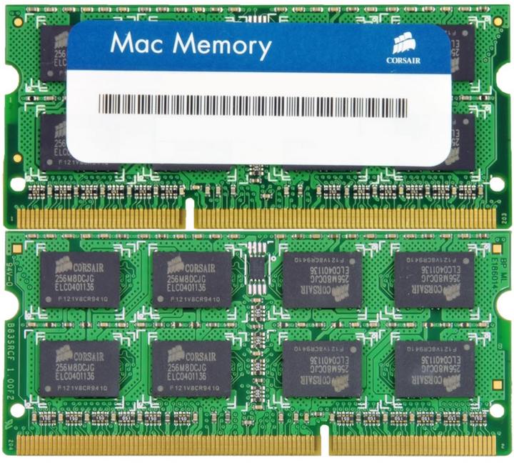 Actual product image Corsair Cmsa8gx3m2a1333c9 (2 x 4GB, 1333 MHz, DDR3-RAM, SO-DIMM)
