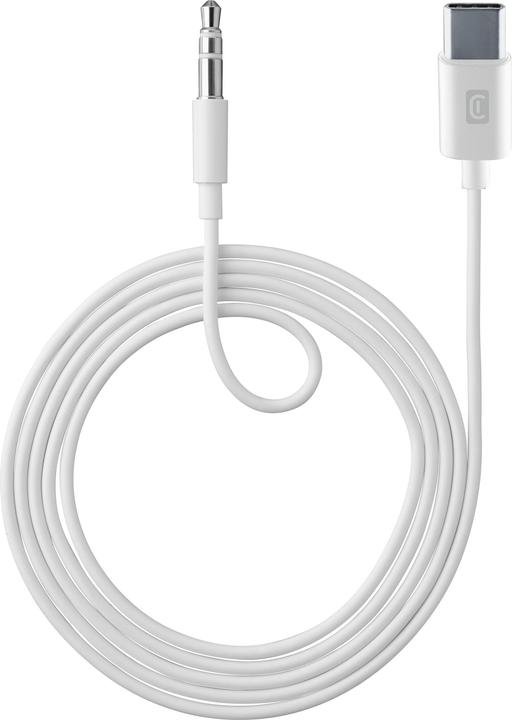 Cellularline Audio Cable AUX 100cm USB C USB Type-C to 3.5mm Jack (1 m, 3.5mm jack (AUX))