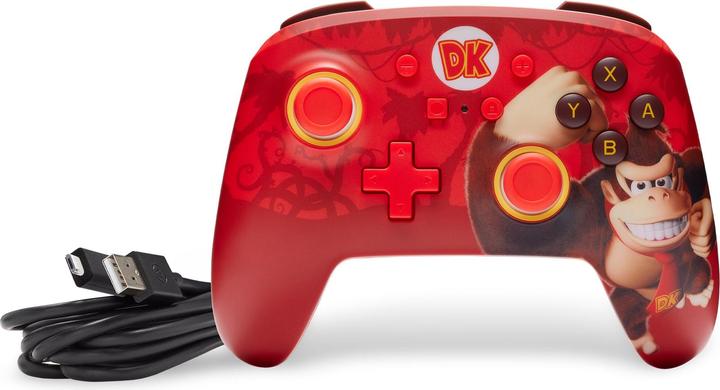 Actual product image PowerA Switch Controller Enhanced wired Donkey Kong Flex (Switch, Switch OLED)