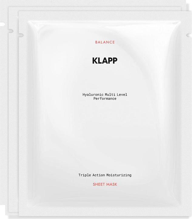 Produktbild Klapp Hyaluronic Multi Level Performance Triple Action Moisturizing Sheet Mask Set