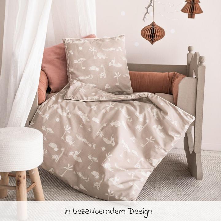 Actual product image Julius Zöllner Organic bed linen, Jungle Dream (80 x 80 cm, 35 x 40 cm)