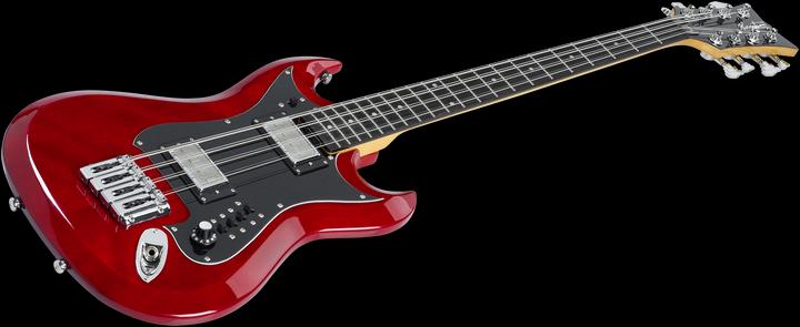 Immagine prodotto Hagstrom Basso, H8II, Wild Cherry Trasparente, 8 corde (Chitarra elettrica)