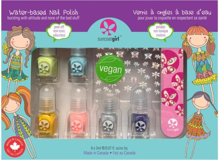 Actual product image Suncoatgirl Mini Mani Kit (Shimmer Shell, Top coat)
