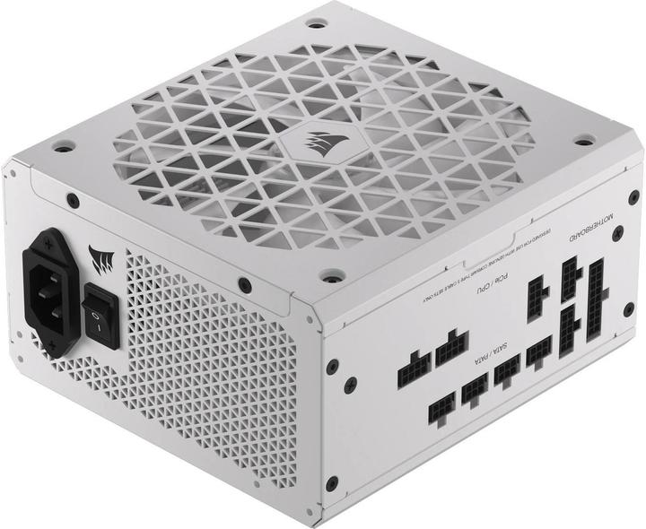 Actual product image Corsair RMx Shift White Series, RM750x Shift White, 750 Watt, 80 PLUS GOLD Certified, Fully Modular Power Su (750 W)