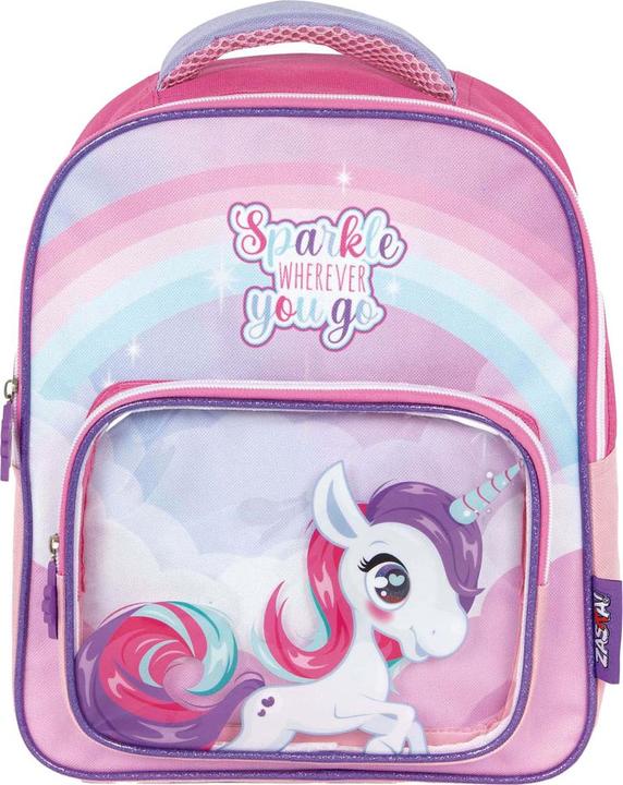 Produktbild Rucksack Einhorn mit transparenter Vordertasche