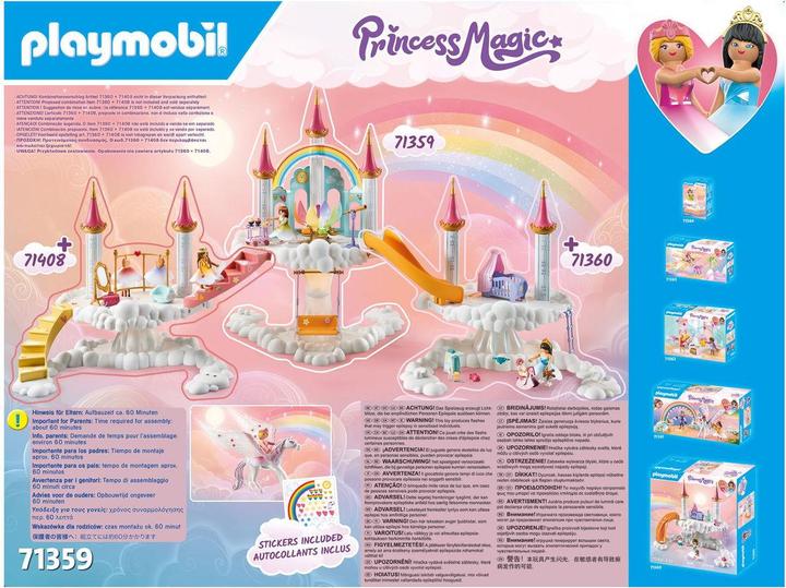 Immagine prodotto Playmobil Castello Arcobaleno Celeste (71359, Principessa Playmobil)