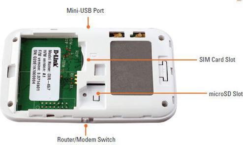 Produktbild D-Link DIR-457, mobiler 3G/WLAN Hotspot Router, Akku