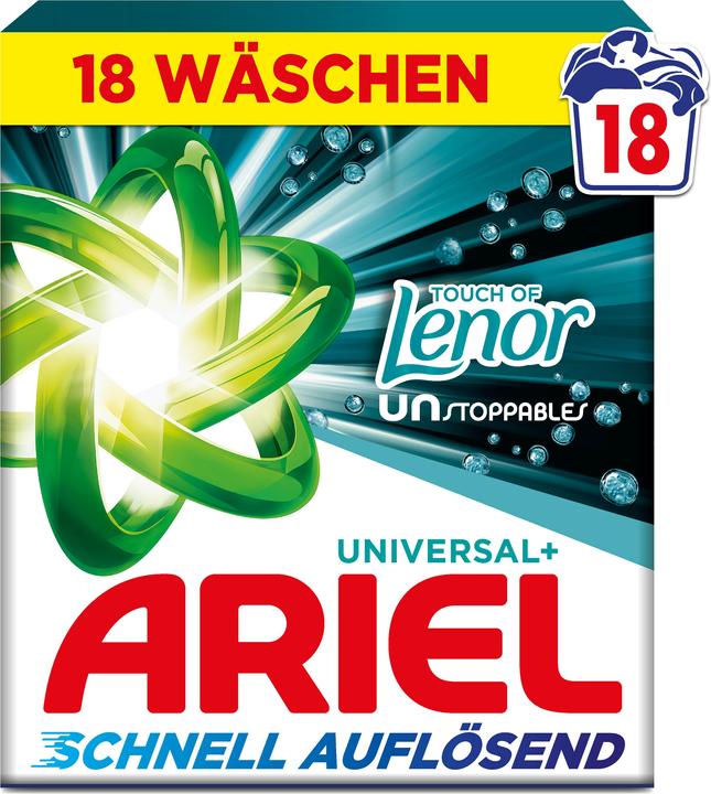 Productafbeelding Ariel Touch Of Lenor Unstoppables (18 Wascycli, Waspoeder)
