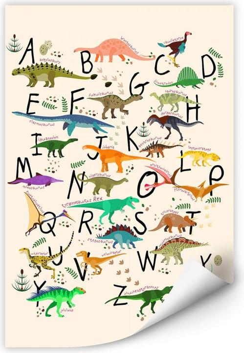 Image du produit Trenddeko Alphabet des dinosaures (100 x 150 cm)