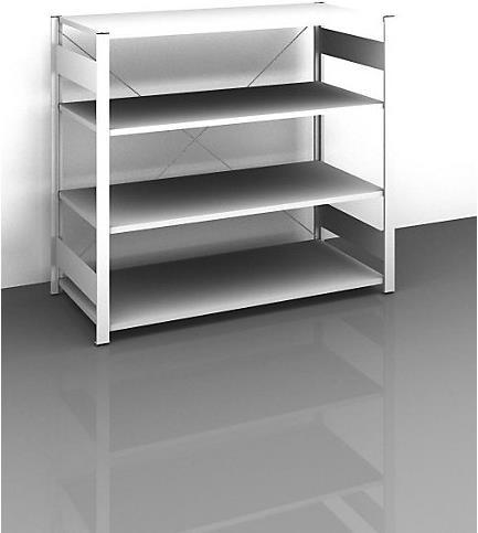 Immagine prodotto kaiserkraft Scaffale senza viti, grigio chiaro