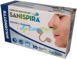 Image du produit Polifarma Benessere Sanispira réduit les ronflements Taille M 10 pièces