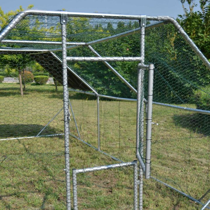 Produktbild Wiltec XXL Freilaufgehege 6x3x2m Aussengehege Voliere Hühnerstall Kleintiergehege