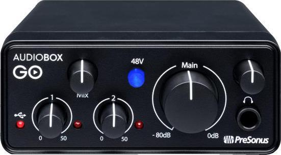 Produktbild PreSonus Recording-Set Audiobox GO Creator Bundle mit Stativ (USB)