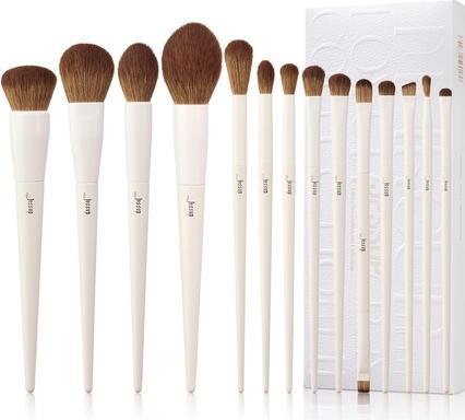 Jessup Makeup Pinsel 14Pcs Premium Synthetik Makeup Pinsel Set für Contour Concealer Foundation Eye (Concealer)