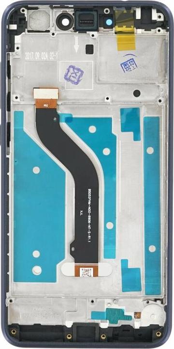 Produktbild OEM Display-Einheit + Rahmen für Huawei P8 Lite 2017 blau, ohne Logo (Display, Huawei P8 Lite (2017))