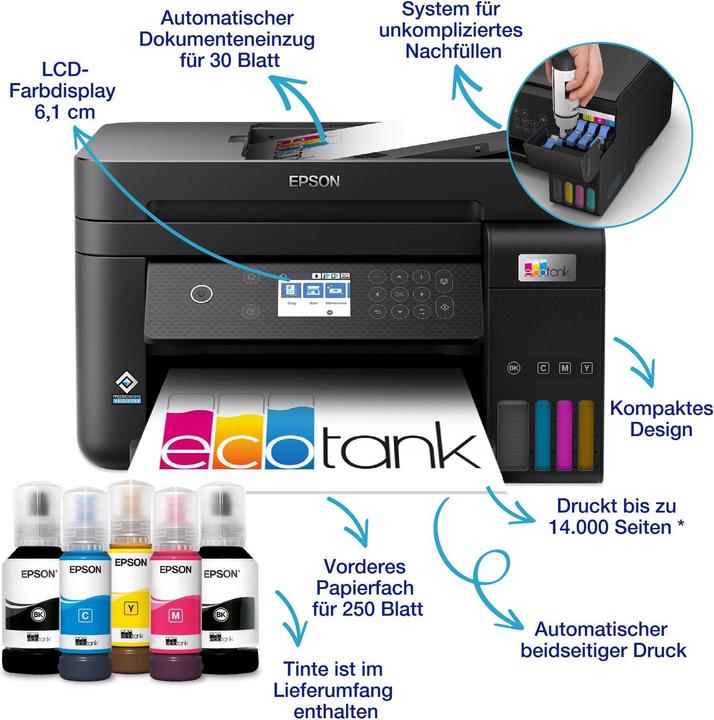 Produktbild Epson EcoTank ET-3850 (Tintentank, Farbe)