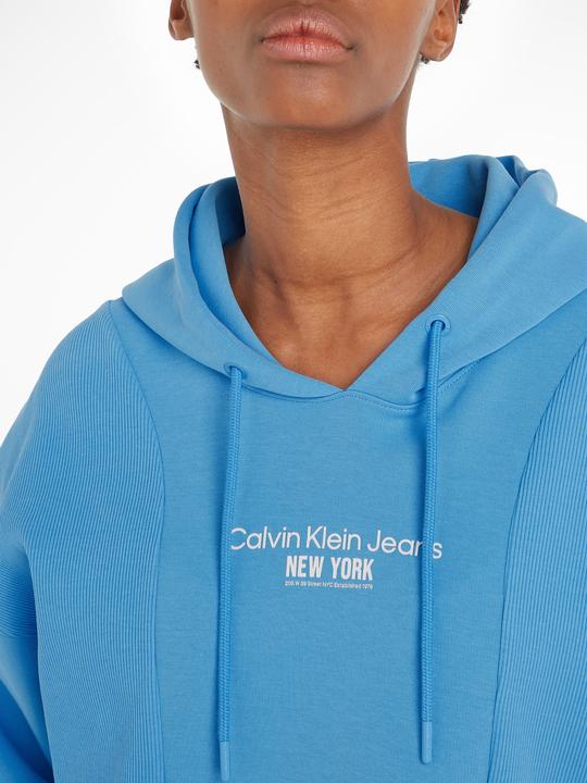 Immagine prodotto Calvin Klein Jeans Felpa con cappuccio con inserto a costine - 89179 (M)