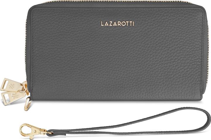 Actual product image Lazarotti Bologna Leather wallet RFID protection leather 20 cm