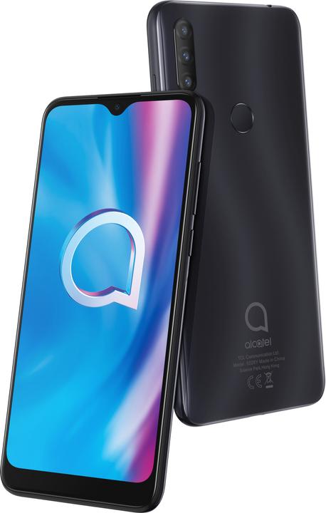 Alcatel 1S (2020) 5028D (32 GB, Power Grey, 6.22", Dual SIM, 13 Mpx, 4G)