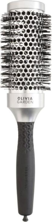 Actual product image Olivia Garden OLIVIA GARDEN Essential Blowout antystatyczna szczotka do modelowania włosów Classic Silver 45mm