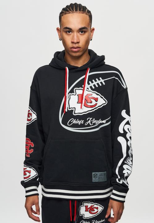 Immagine prodotto Recovered Re:covered Felpa con cappuccio in pile - PATCHES Kansas City Chiefs - M (M)