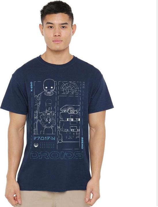 Immagine prodotto Star Wars Droids Maglietta Uomo (L)