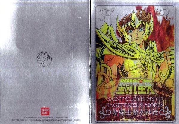 Actual product image Bandai Saint Seiya - Sagittarius Aiolos Metal Mat