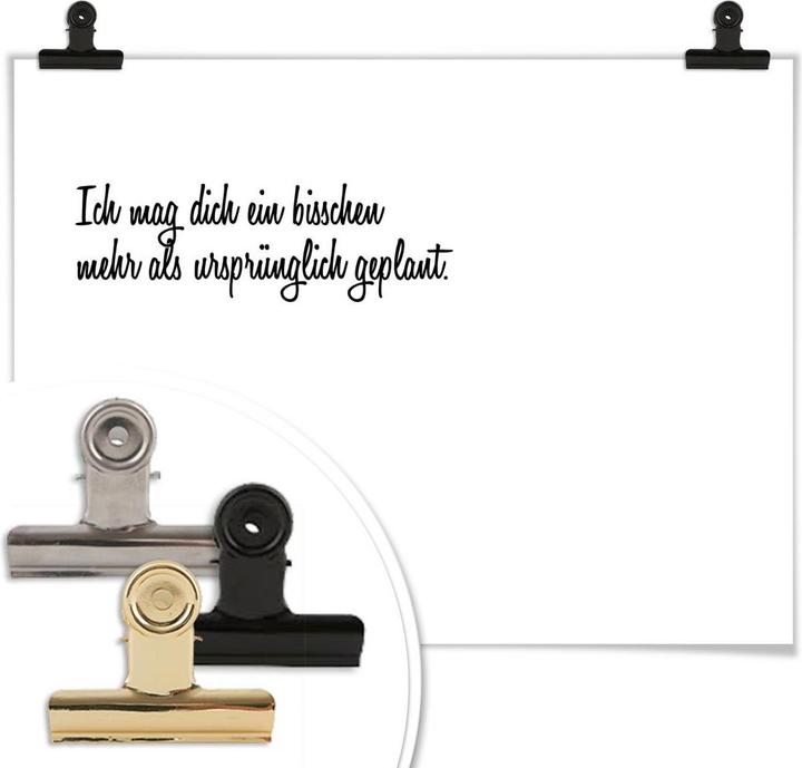 Produktbild Trenddeko Ich mag dich ein bisschen mehr (40 x 50 cm)