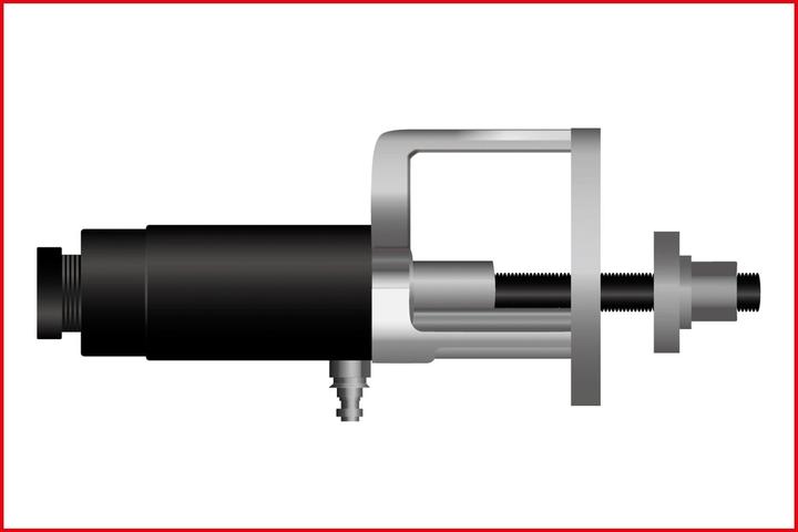 Produktbild KS Tools Druck- und Zug-Hydraulikzylinder-Satz, 32t, 6-tlg