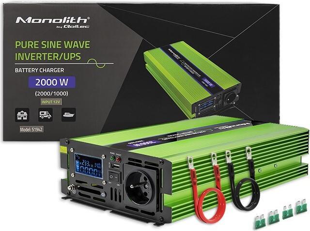 Immagine prodotto Qoltec Pure Sine Wave Inverter Monolith