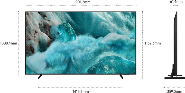 Actual product image Samsung QE85Q7F (85", Q7F, QLED, 4K, 2025)