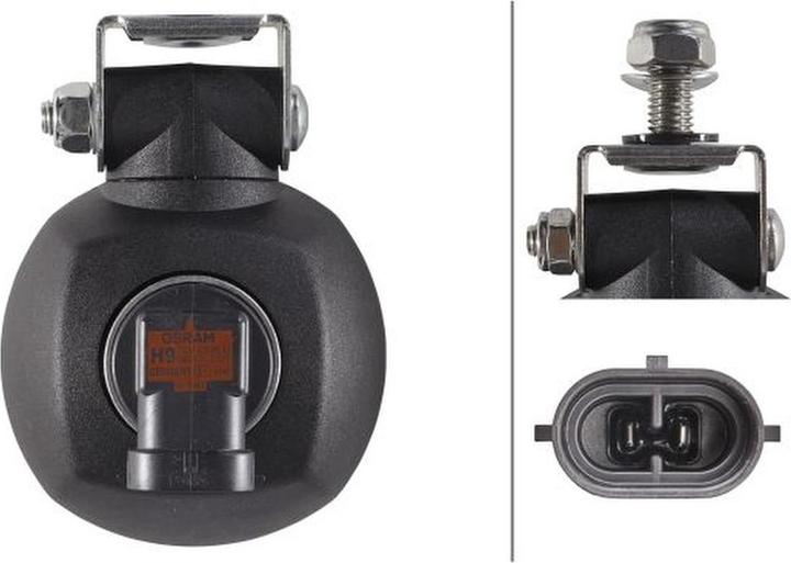 Immagine prodotto Hella Fari da lavoro alogeni Module 70 12V a plafone con illuminazione ad ampio raggio