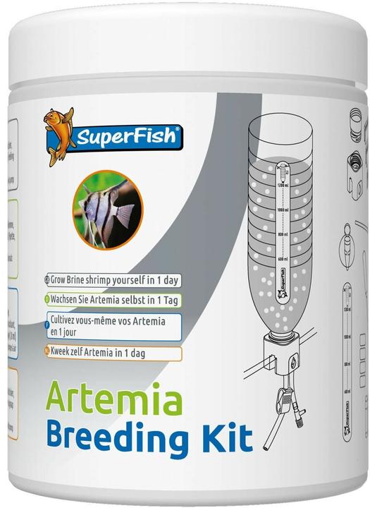 Immagine prodotto SuperFish Mangime per l'allevamento Set per l'allevamento di Artemia (Mazzancolle, 1037.88 ml)