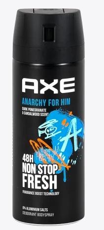Actual product image AXE Anarchy for him (Spray, 150 ml)