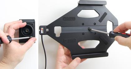 Actual product image Brodit Active holder for fixed installation - vehicle holder/charger for tablet -.