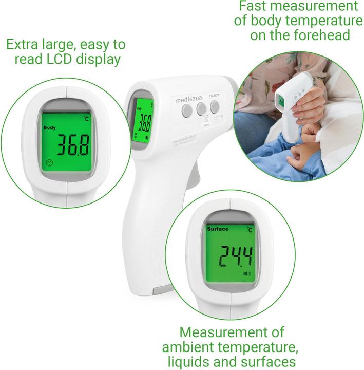 Actual product image Medisana TM A79 Infrared (Forehead, Non-contact)