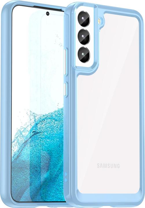 Immagine prodotto Hurtel Custodia Outer Space per Samsung Galaxy S23 cover con cornice flessibile blu (Samsung Galaxy S23+)