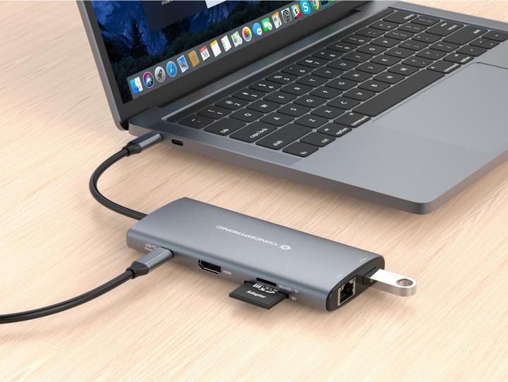 Immagine prodotto Conceptronic USB Typ-C auf HDMI/USB 3.0/ USB Typ-C (USB-C, 1 Porti)