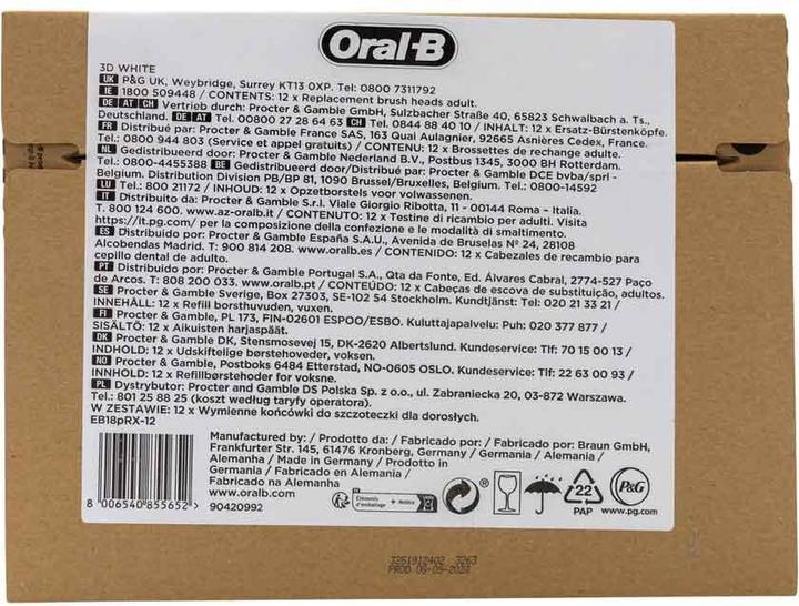 Actual product image Oral-B Pro 3DWhite (12 x)