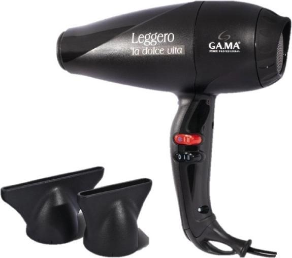 GAMA GA.MA LEGGERO, Sort, 3 m, 2100 W, 215 mm, 540 g