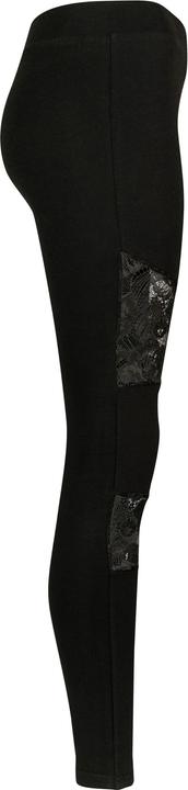 Immagine prodotto Urban Classics Leggings da donna con inserto in pizzo (XS)