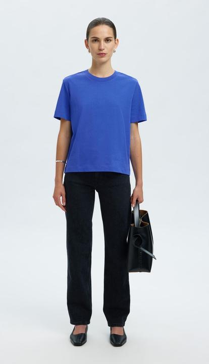 Actual product image Selected Femme Slfessential Ss Boxy Tee Noos (L)
