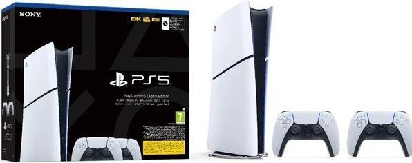 Productafbeelding Sony Console PlayStation 5 Digital Slim Edition 1TB SSD Wi-Fi Zwart Wit