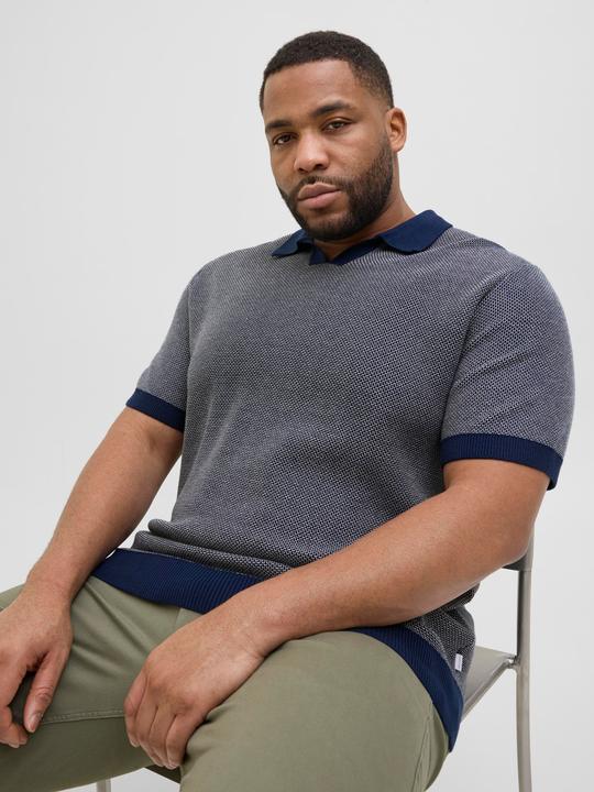 Actual product image Jack & Jones Plus Size Poloshirt Poloshirt (4XL)
