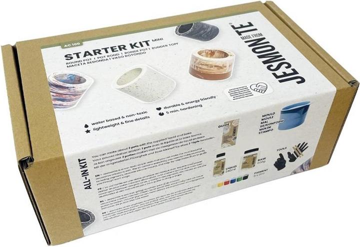 Produktbild Jesmonite Modelliermasse Bastelset Giessen Becher