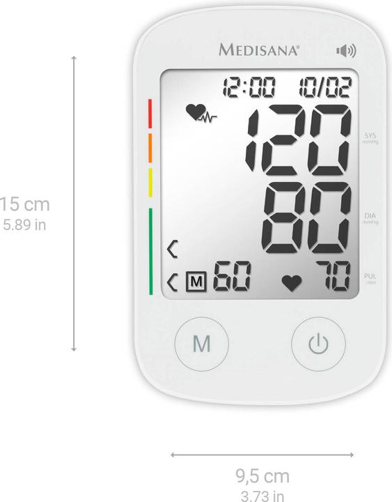 Actual product image Medisana BU 535 Voice (Blood pressure monitor upper arm)