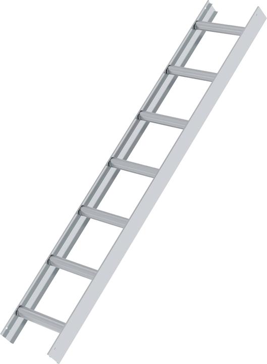 Produktbild Munk Dachleiter Alu Natur 7 Sprossen (196 cm)