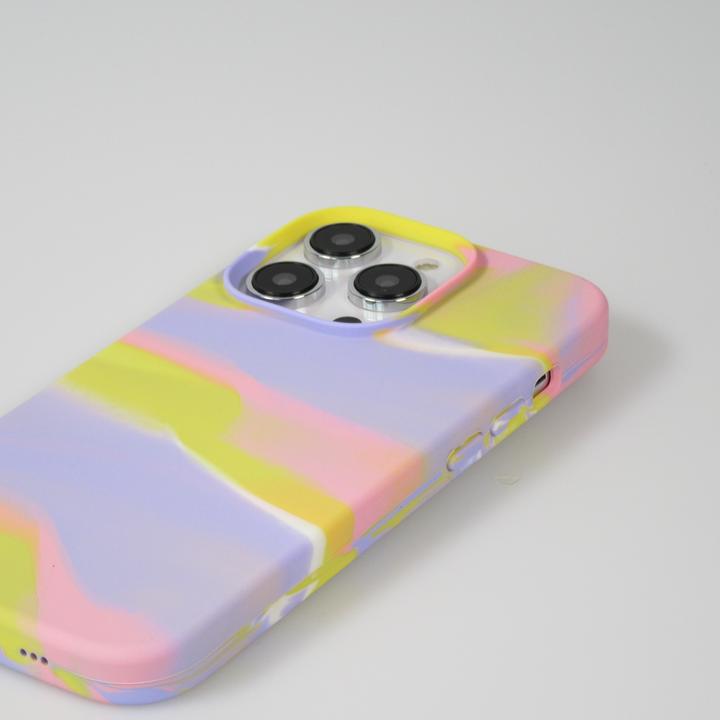 Image du produit PhoneLook Coque Gel Soft touch lisse Stripes jaune/violet (Apple iPhone 13 Pro Max)