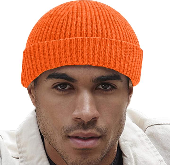 Actual product image Beechfield Engineer knitted rib beanie (One size)
